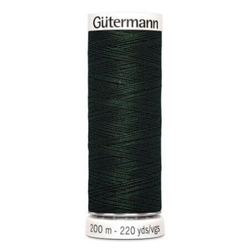 Fil À Coudre 100% Polyester 200m - Gütermann 707 Vert