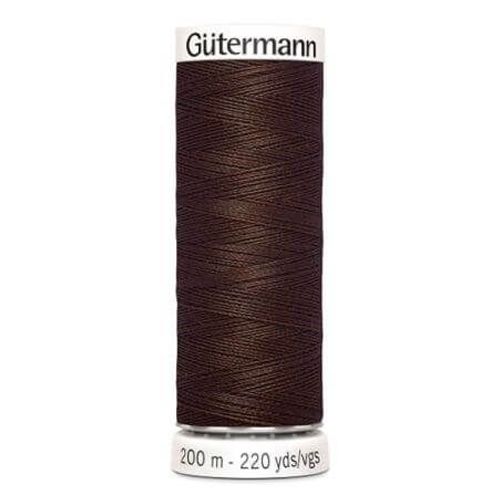 Fil À Coudre 100% Polyester 200m - Gütermann 694 Marron