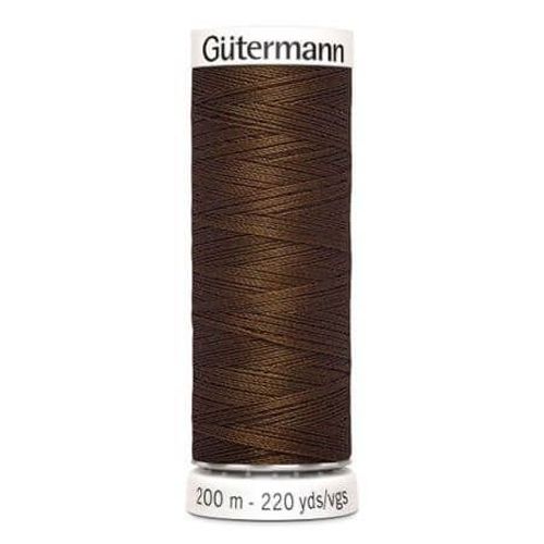 Fil À Coudre 100% Polyester 200m - Gütermann 767 Marron