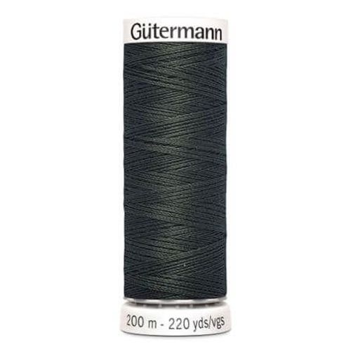 Fil À Coudre 100% Polyester 200m - Gütermann 861 Gris