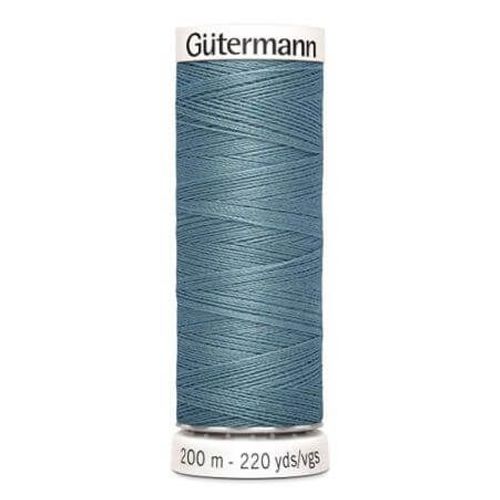 Fil À Coudre 100% Polyester 200m - Gütermann 827 Bleu