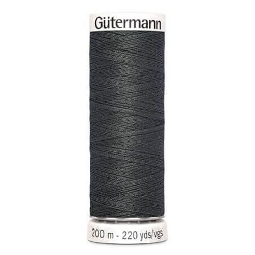 Fil À Coudre 100% Polyester 200m - Gütermann 36 Gris