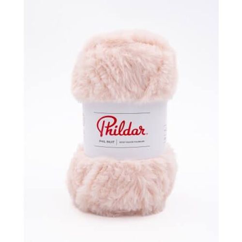 Pelote De Fourrure À Tricoter Phil Inuit - 100gr - Phildar Poudre Rose