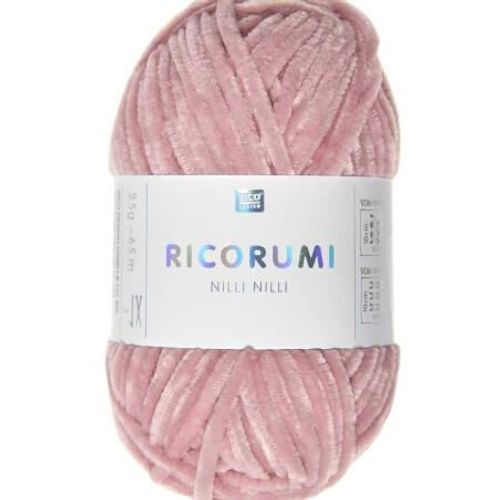 Pelote Ricorumi Nilli Nilli : La Chenille Polyester Pour Des Amigurumis Élégants - 25 Gr - Rico Design 07 Rose Saumon
