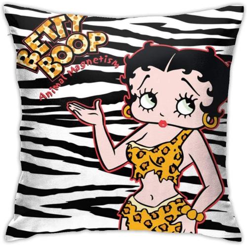 Housse De Coussin Betty Boop Pour Canapé, Lit, Chaise, Décoration D'intérieur (45,7 X 45,7 Cm)