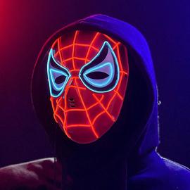 LED Masque de Spiderman Enfants Déguisement Super Héro Héros Spider Homme  Fête