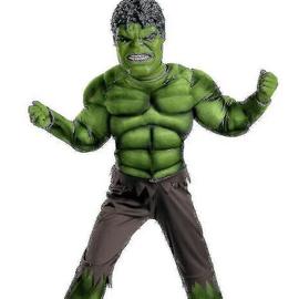 RUBIES Déguisement Classique taille L 7/8 ans - Marvel Hulk pas cher 