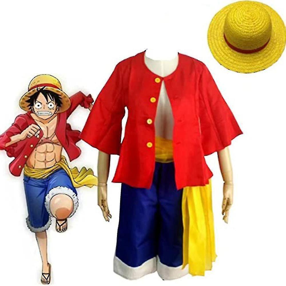 One Piece - 59196 - Déguisement Pour Enfant - Coffret Luffy Avec Chapeau -  Marron - 5-7 Ans : : Jeux et Jouets