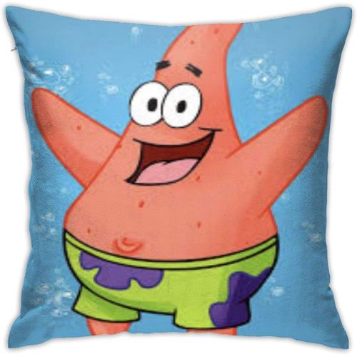 Pat Star ? Housses De Coussin Décoratives En Coton, Pour Salon, Canapé, Lit, Taies D'oreiller Douces, 45cm X 45cm