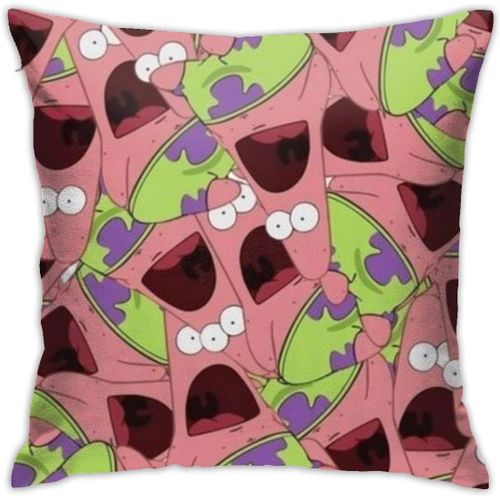 Pat Star ? Housses De Coussin Décoratives En Coton, Pour Salon, Canapé, Lit, Taies D'oreiller Douces, 45cm X 45cm