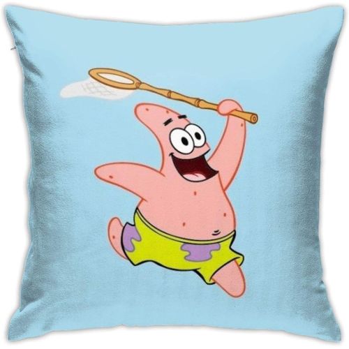 Pat Star ? Housses De Coussin Décoratives En Coton, Pour Salon, Canapé, Lit, Taies D'oreiller Douces, 45cm X 45cm