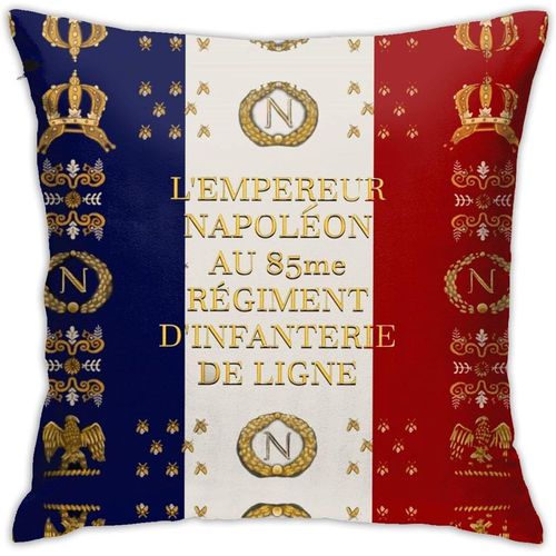 Housses De Coussin Décoratives Du 85ème Régimentaire Français Napoléonien, 45cm X 45cm, Pour Voiture, Canapé, Lit, Canapé