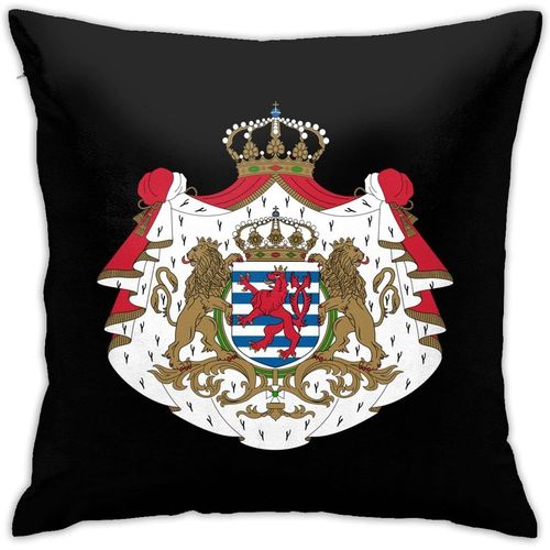 Housses De Coussin Décoratives, Blason Du Luxembourgeois, 45cm X 45cm, Pour Voiture, Canapé, Lit, Doux