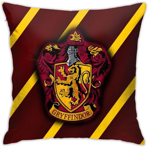 Ha-Rry Po-Tter Gryff-Indor Housses De Coussin Décoratives 45cm * 45cm Housses De Coussin Pour Canapé De Voiture Canapé-Lit Doux Pillo