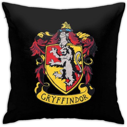 Ha-Rry Po-Tter Gryff-Indor Housses De Coussin Décoratives 45cm * 45cm Housses De Coussin Pour Canapé De Voiture Canapé-Lit Doux Pillo