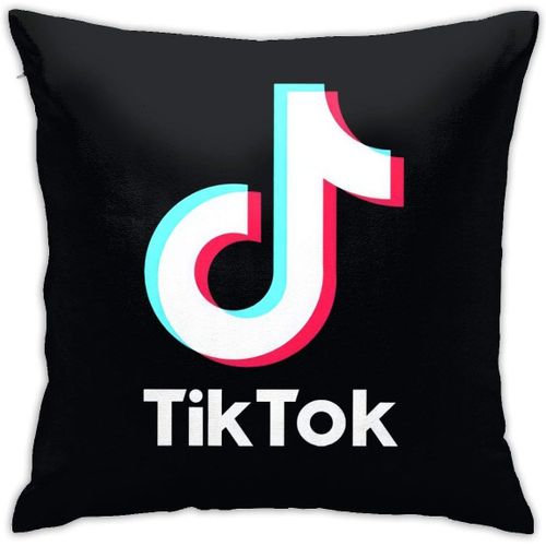 Tik Tok ? Housse De Coussin En Polyester, Taie D'oreiller, Décoration De Canapé, Pour La Maison