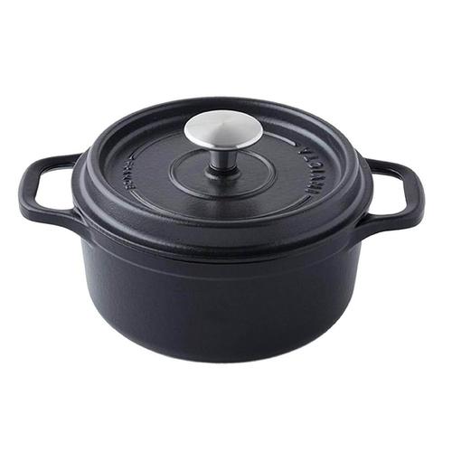 Cocotte Ronde Invicta 24 Cm Noire