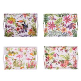 Plateau Tropical 47x32 Cm (1 Modèle Aléatoire)