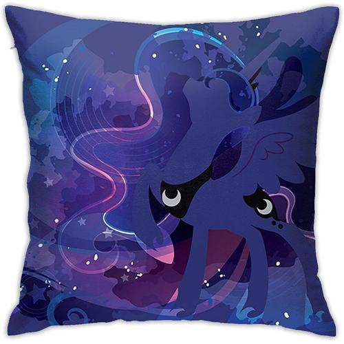 Luna Housse De Coussin Carrée Douce À Ressorts 45,7 X 45,7 Cm, Décoration D'intérieur Pour Canapé, Chambre À Coucher, Salon, Voiture