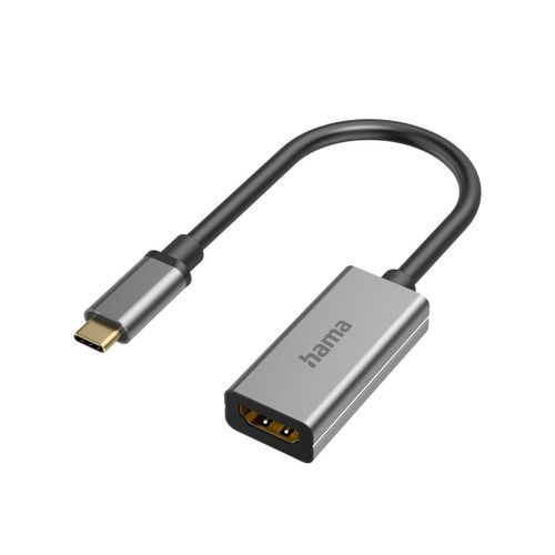 Adaptateur vidéo, fiche USB-C - port HDMI?, Ultra-HD 8K@60Hz, alu