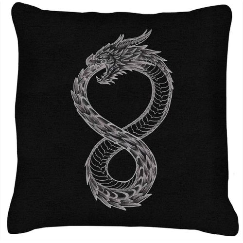 Ouroboros Takeshi Kovacs Tattoo Coussin En Carbone Modifié 18"X18