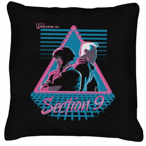 Bienvenue Dans La Section 9 Ghost In A Shell Coussin 18"X18