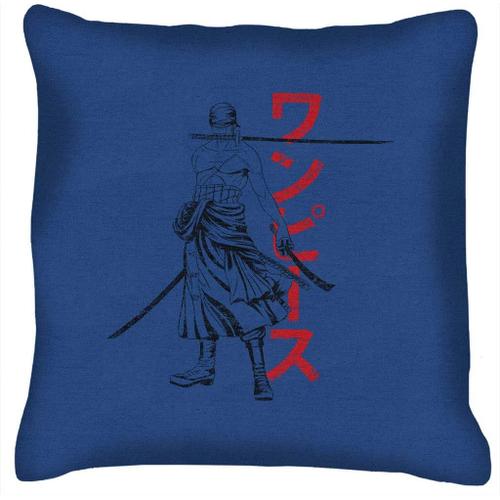 Coussin Une Pièce Pirate Hunter Kanji 18"X18