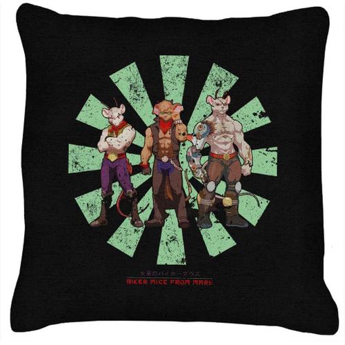 Coussin Japonais Rétro Biker Mice From Mars 18"X18