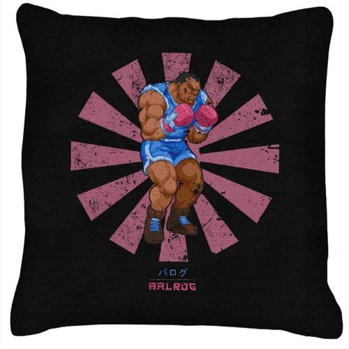 Balrog Coussin Rétro Japonais Street Fighter 18"X18