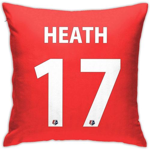 Housses De Coussin Décoratives Pour La Maison, Oreiller Tobin Heath Portland Thorns, Oreiller Décoratif Pour La Famille Et Les Amis, 18x18 Pouces