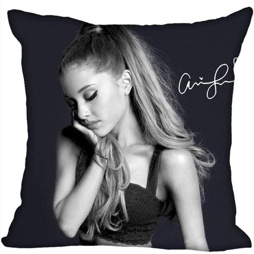 Taie D'oreiller Ariana Grande, Taie D'oreiller De Noël Avec Fermeture Éclair, Housse De Coussin 18x18 Pouces