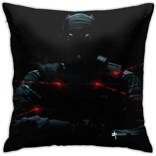 Fnaf Five Nights At Freddys Foxy Fox Housse De Coussin Décorative Pour Canapé Et Chambre À Coucher 45,7 X 45,7 Cm -2