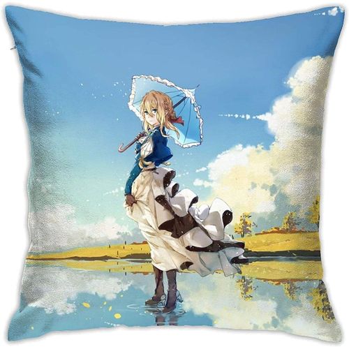 Sailor-Moon Housse De Protection D'oreiller Avec Fermeture Éclair Pour Canapé, Décoration D'extérieur, Cc251 45,7 X 45,7 Cm