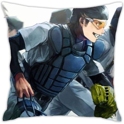 Taie D'oreiller À Lancer, Décoration De La Maison, Décoration De Lit, Housse De Coussin Sur Diamant No Ace Kominato Haruichi 2 18 ""X 18""