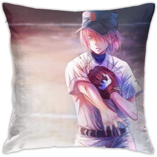Taie D'oreiller À Lancer, Décoration De La Maison, Décoration De Lit, Housse De Coussin Sur Diamant No Ace Kominato Haruichi 2 18 ""X 18""