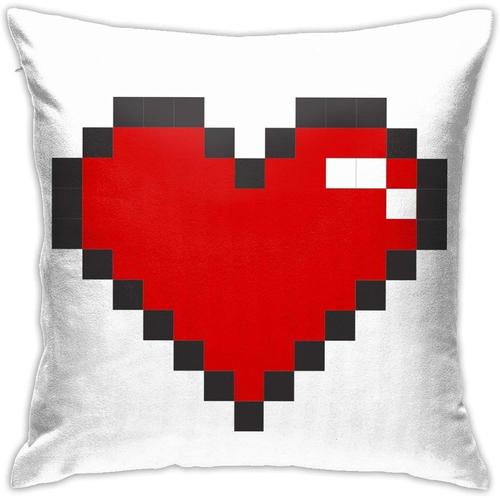 Maison & Jeux & Pixel Art Paysage 001 Taies D'oreiller, Taies D'oreiller De Sol, Coussins De Canapé Housses De Coussin-7 18""X18""