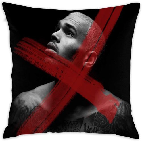 Chris Brown X Mode Décoration De La Maison Coton Taies D'oreiller 18 "X 18