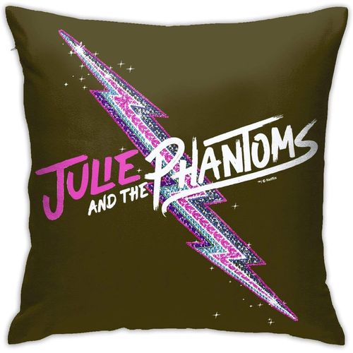 Housse De Coussin Julie Et Les Fantômes, Taie D'oreiller Décorative, Coussin De Chaise, De Voiture, 18x18 Pouces