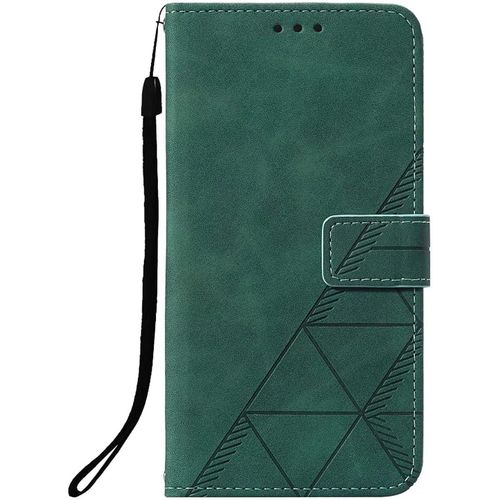 Coque Pour Honor X6, Housse En Cuir Pu Premium Portefeuille De Protection, Flip Case Premium Avec Emplacement De Cartes.(Vert Fonce)