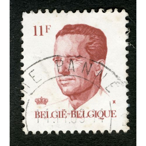 Timbre Oblitéré Belgie, Belgique, 11 F