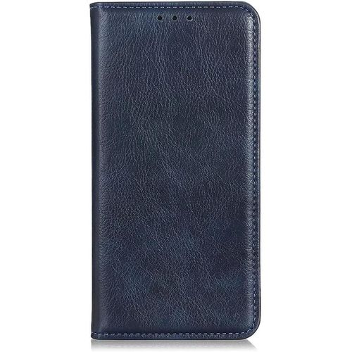 Coque Pour Honor X6, Housse En Cuir Pu Premium Portefeuille De Protection, Flip Case Premium Avec Emplacement De Cartes.(Bleu)