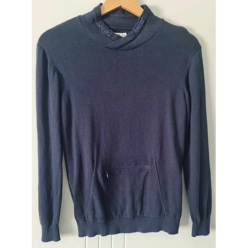 Garçon - Joli Pull Bleu Marine _ T. 10 Ans