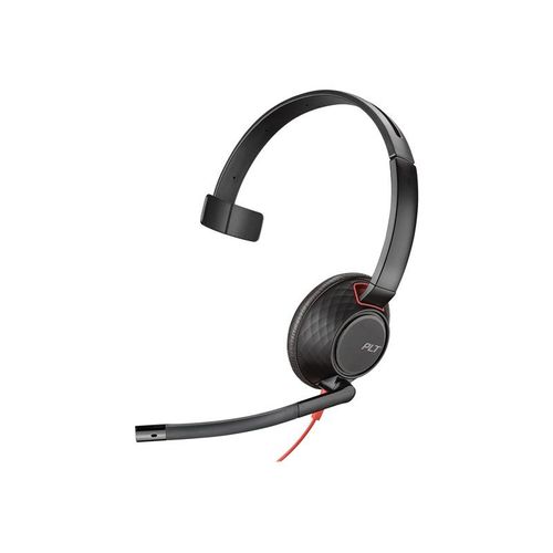 Poly Blackwire C5210 - Bulk - 5200 Series - micro-casque - sur-oreille - filaire - jack 3,5mm, USB-C
