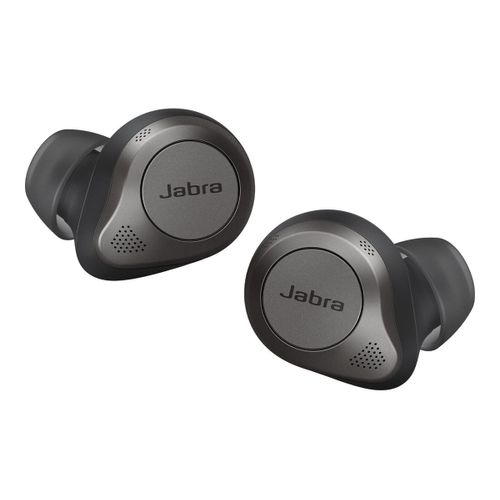 Jabra Elite 85t - Écouteurs sans fil avec micro - intra-auriculaire - Bluetooth - Suppresseur de bruit actif - isolation acoustique - noir titane