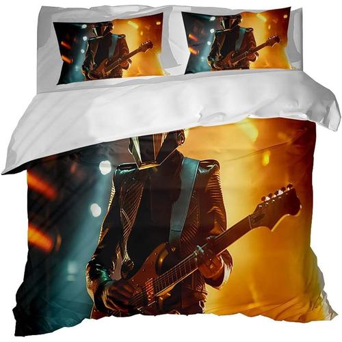 3 Piece Bed Set Anime Motorcycle Warrior Sets Cartoon Bedding Set Duvet Cover Se