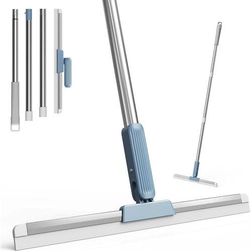 asas456-Grattoir À Eau Multifonctionnel De 43,2 Cm,En Silicone,Pour Sols En Marbre,Verre,Céramique,Bois,Blanc,Séchage Rapide,Raclette De Sol