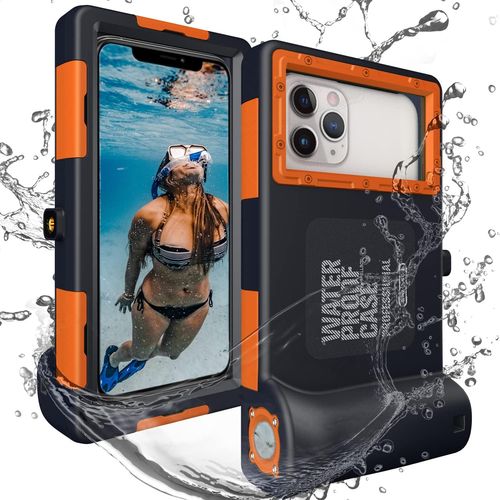 Asas456-Pochette Étanche Téléphone Universelle Coque Étanche Ipx8 Plongée Étui Smartphone 15m Sous Marine Housse Étanche Pour Iphone 11 Pro 12 Xr Xs Max 8 7 6 Plus/Samsung S9 S10 S8 S6 Note10+