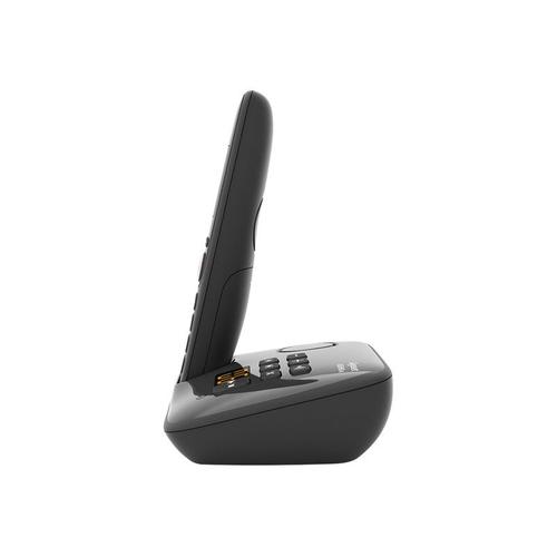 Gigaset AS690 Duo - Téléphone sans fil avec ID d'appelant - ECO DECT\GAP - noir + combiné supplémentaire