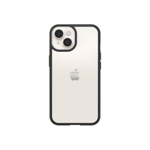 Otterbox React Series - Coque De Protection Pour Téléphone Portable - Polycarbonate, Élastomère Thermoplastique (Tpe) - Cristal Noir - Pour Apple Iphone 13, 14, 15