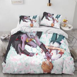 Yu Gi Card Game Blue Eyes Dragon Anime Duvet Covers Soft Microfiber Washed Duvet Cover Set 3 Pieces With Zipper Closure Beding